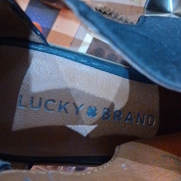 D4💐 Lucky Brand 7 peep toe ankle bootie - Picture 3 of 8